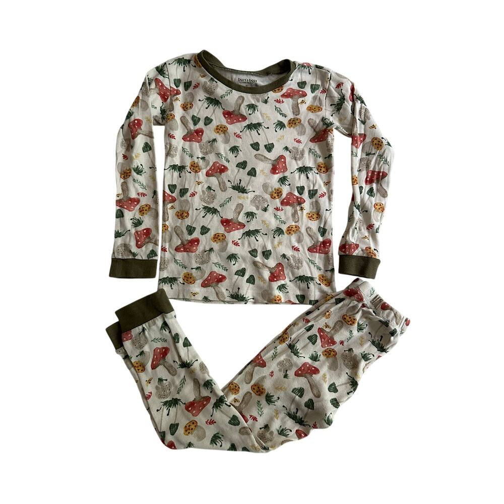 Burt's Bees Organic Cotton Mushroom Pajamas
